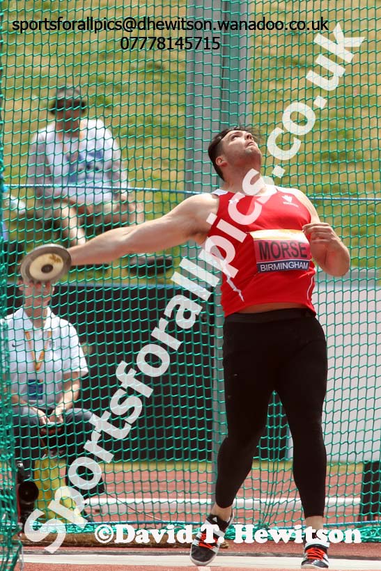 Mens discus, Sainsbury's British Champs, Alexander Stadium, Birmingham. Photo: David T. Hewitson/Sprts for All Pics